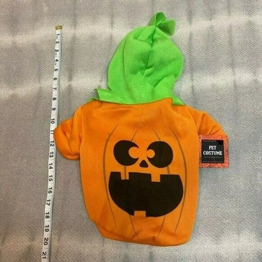 Pumpkin Dog Hoodie Size Medium NWT Pet Puppy Gift Holiday Comfy